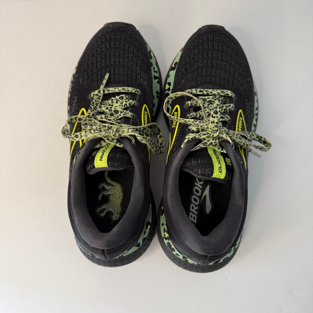 Brooks Glycerin 19 Run Wild Electric Cheetah Women's Running Shoes Size 5.5 - Picture 8 of 11